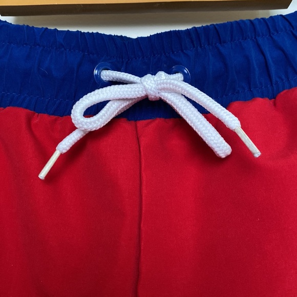 Montreal Canadiens NHL Shorts Men XL Red Blue Swim Sporty Logo Colour Block - Picture 5 of 15
